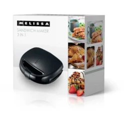 Voileipägrilli Melissa, 3-in-1, parila/vohvelilevyillä, 850W