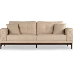 Vuodesohva Linento Furniture Lale, 3-istuttava, beige