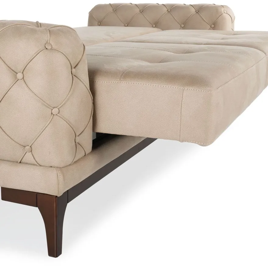 Vuodesohva Linento Furniture Lale, 3-istuttava, beige