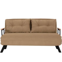 Vuodesohva Linento Furniture Sando, vaaleanruskea, 2-istuttava