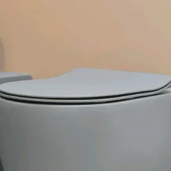WC-istuimen kansi Lavabo Glomp, soft close, harmaa