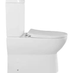WC-istuin Interia Jalta, huuhtelukaulukseton, soft-close-kannella, kaksoishuuhtelu