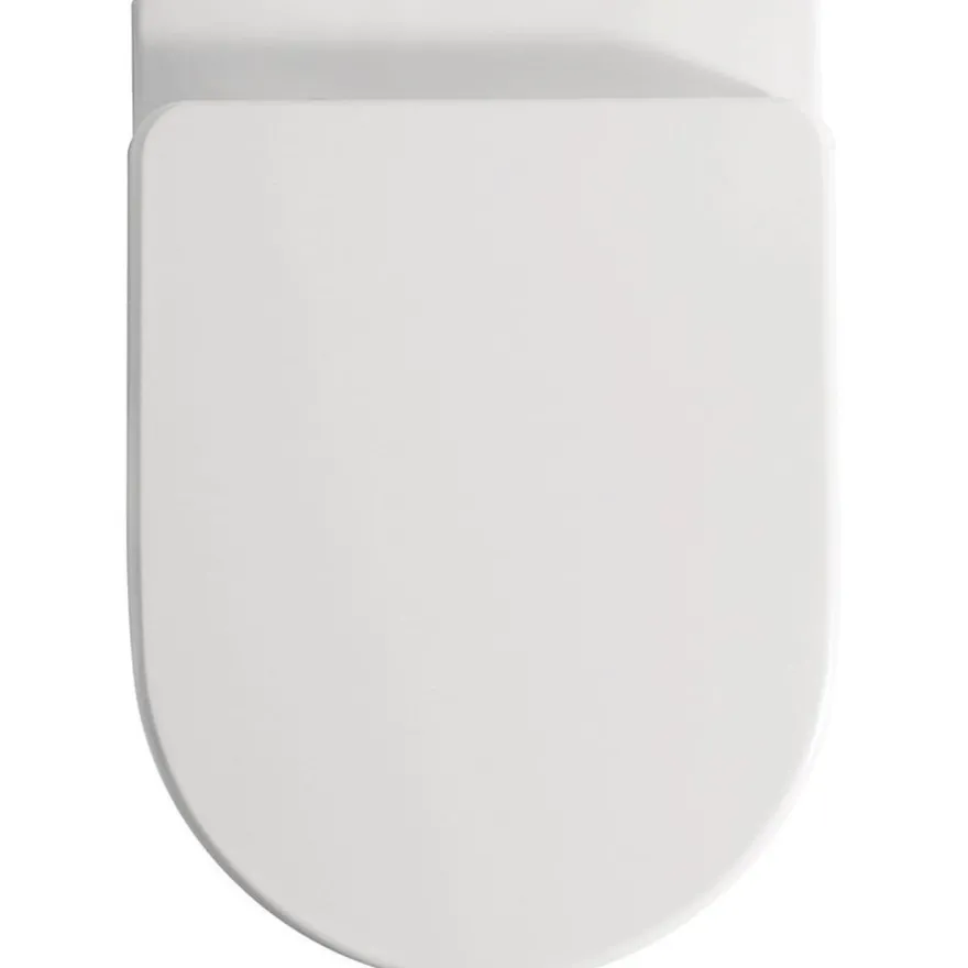 WC-istuin Kerasan Flo Rimless, seinämalli, valkoinen