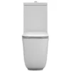 WC-istuin Kerasan Tribeca Tech, 3/6l kaksoishuuhtelu, S/P-lukko, valkoinen