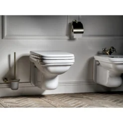 WC-istuin Kerasan Waldorf 4115, seinämalli, valkoinen