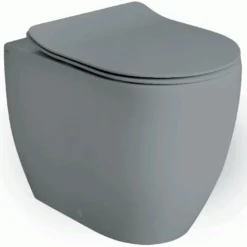 WC-istuin Lavabo Glomp pehmeästi sulkeutuvalla istuinkannella, back to wall, huuhtelukaulukseton, matta, eri värejä