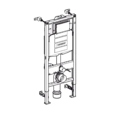 WC:n seinäasennuselementti Geberit Duofix Sigma, 112cm, piilohuuhtelusäiliö 12cm, PEX-liitin