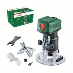 Yläjyrsin Bosch AdvancedTrimRouter 18V-8 Solo, 18V, ilman akkua