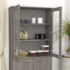 Yläkaappi Hamar 85x35x100cm, mänty, eri värejä