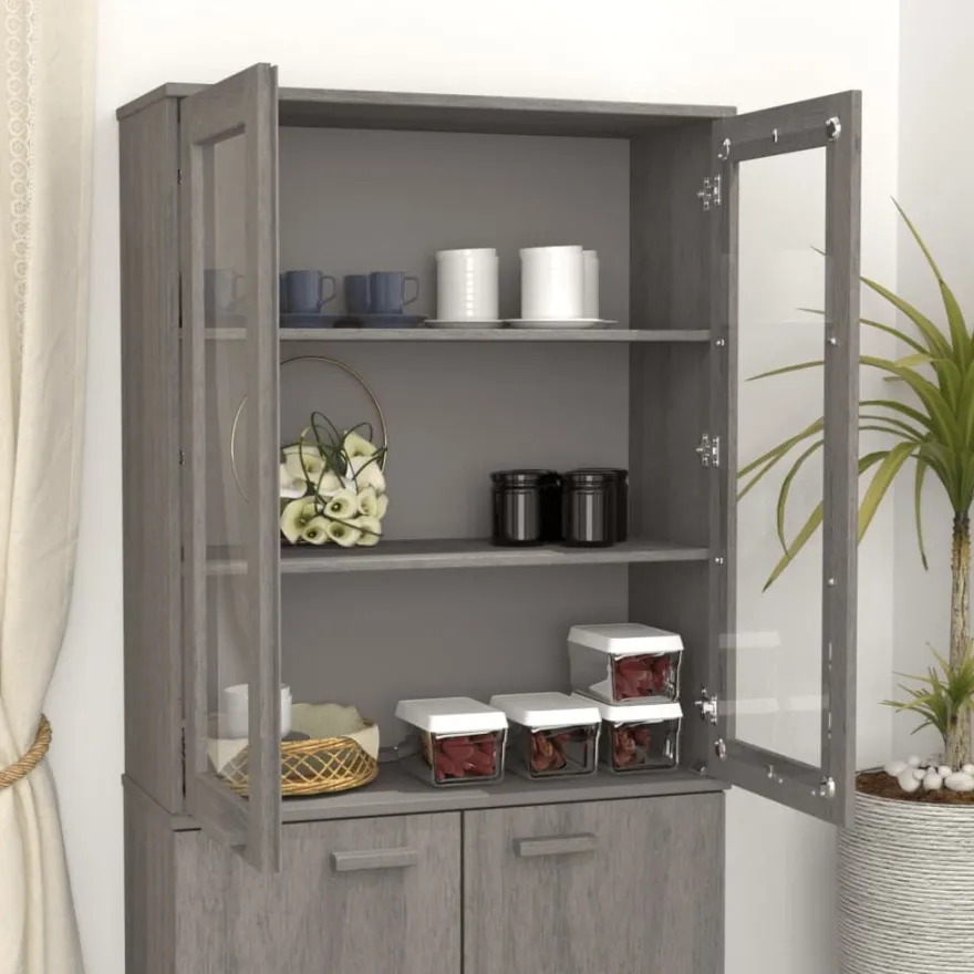 Yläkaappi Hamar 85x35x100cm, mänty, eri värejä