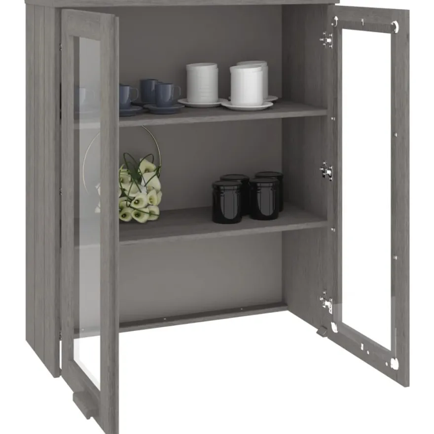 Yläkaappi Hamar 85x35x100cm, mänty, eri värejä