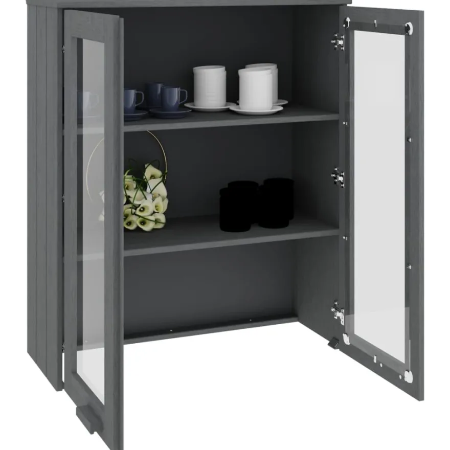 Yläkaappi Hamar 85x35x100cm, mänty, eri värejä