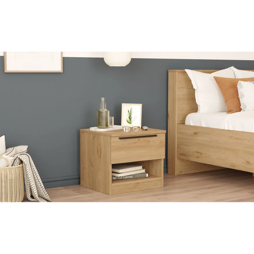 Yöpöytä Linento Furniture Ll3, pähkinäpuu