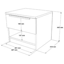 Yöpöytä Linento Furniture Ll3, pähkinäpuu