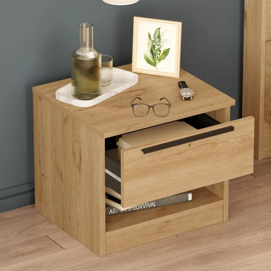 Yöpöytä Linento Furniture Ll3, pähkinäpuu