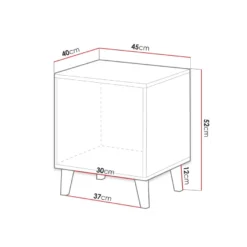 Yöpöytä PAFOS 2kpl, eri värivaihtoehtoja