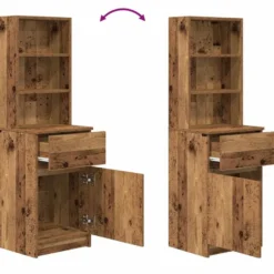 Yöpöytä, 39x35x125 cm, tekninen puu, eri värejä (44658)