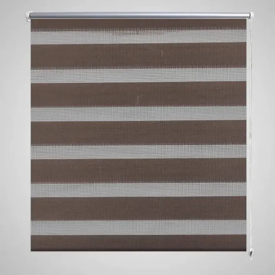 Zebra rullakaihdin 140 x 175 cm kahvinruskea