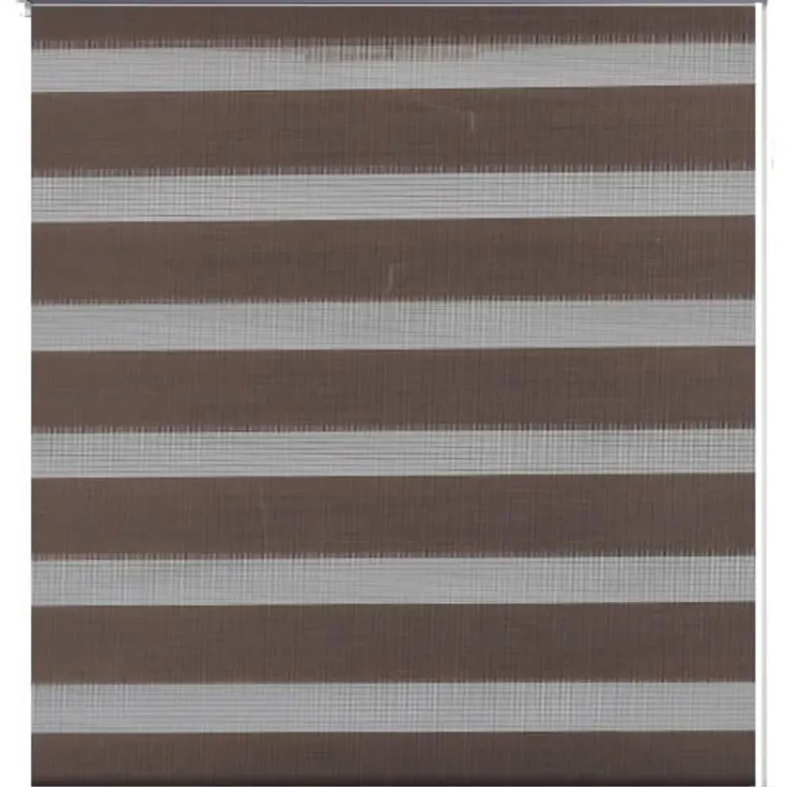 Zebra rullakaihdin 140 x 175 cm kahvinruskea